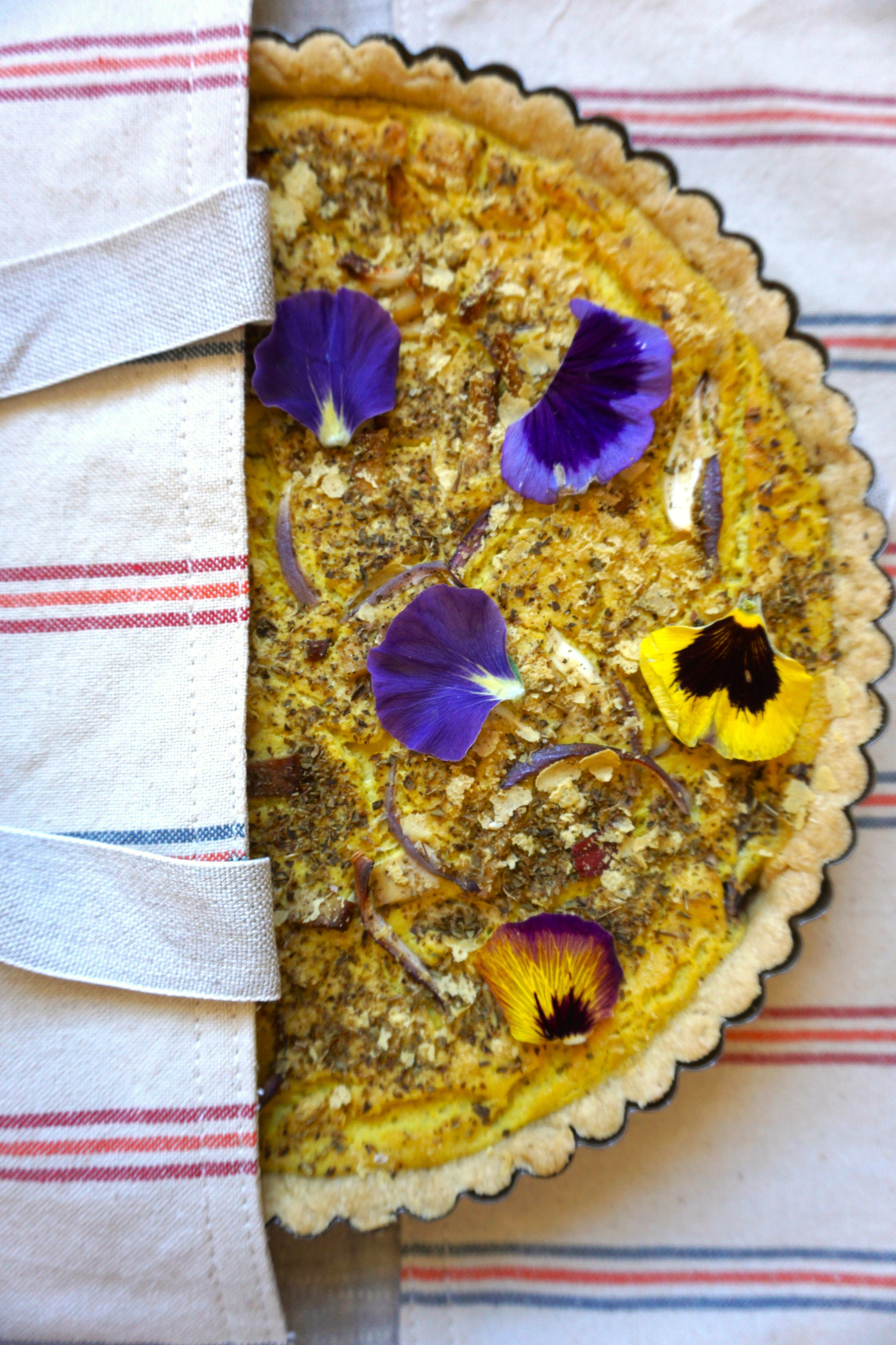 Sac à tarte rayé multicolors