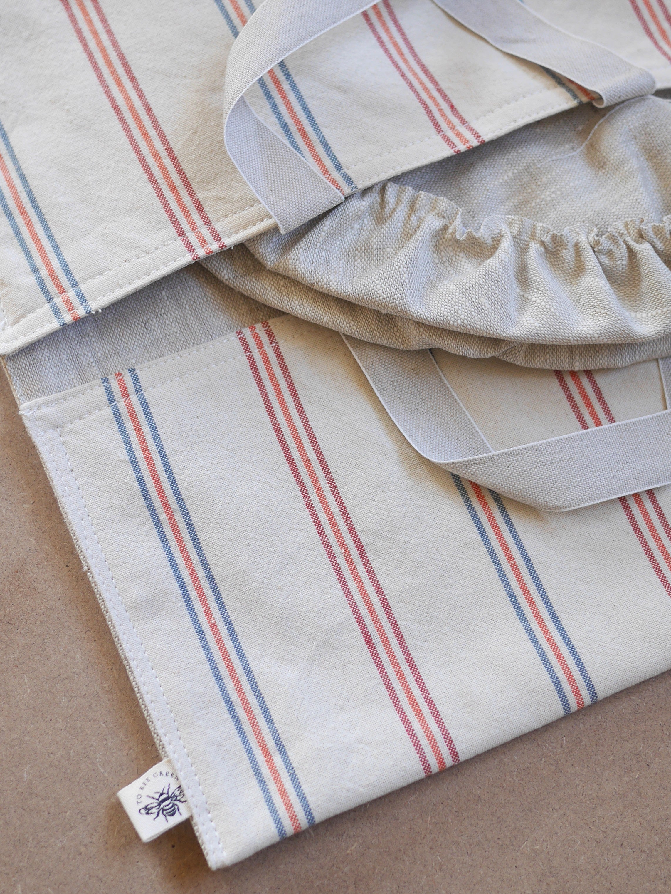 Sac à tarte rayé multicolors