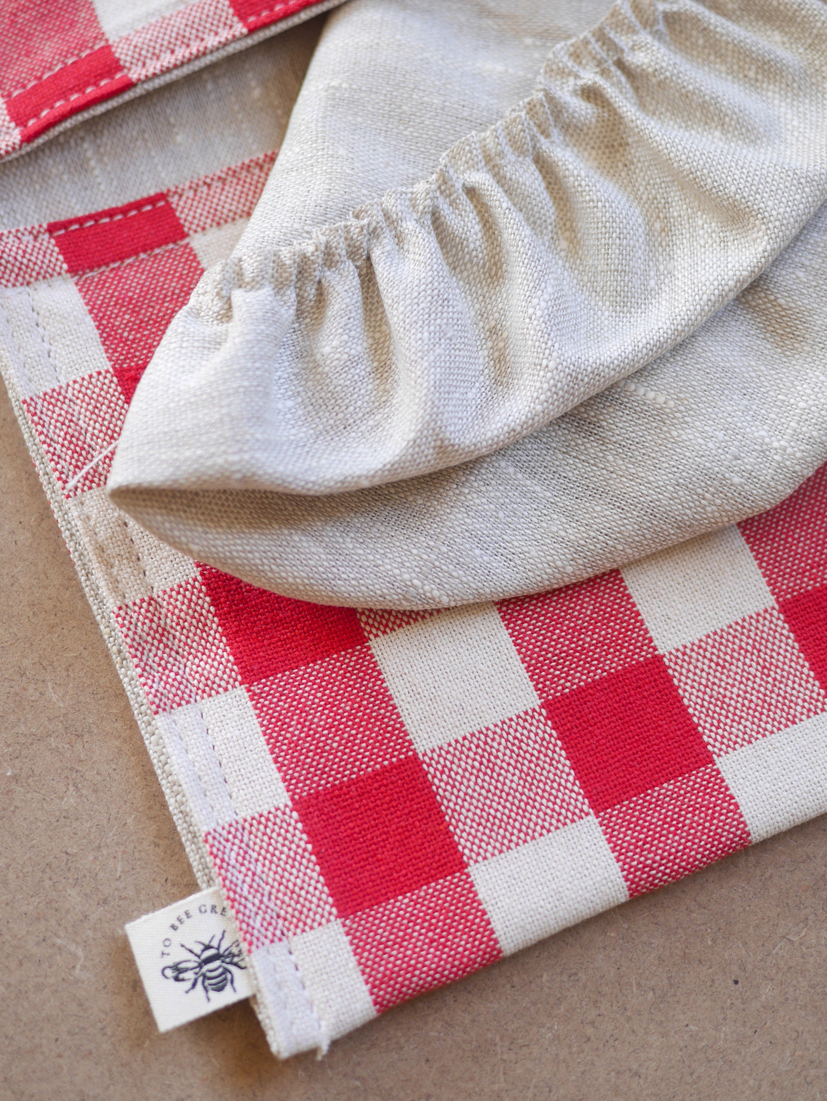 Sac à tarte carreaux